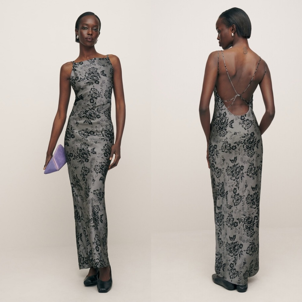 Reformation Adkins Silk Dress Size XS NWT